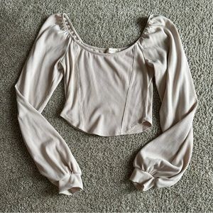 Long Sleeve Crop Top